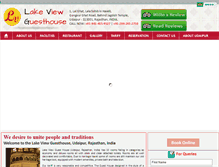 Tablet Screenshot of lakeviewudaipur.com